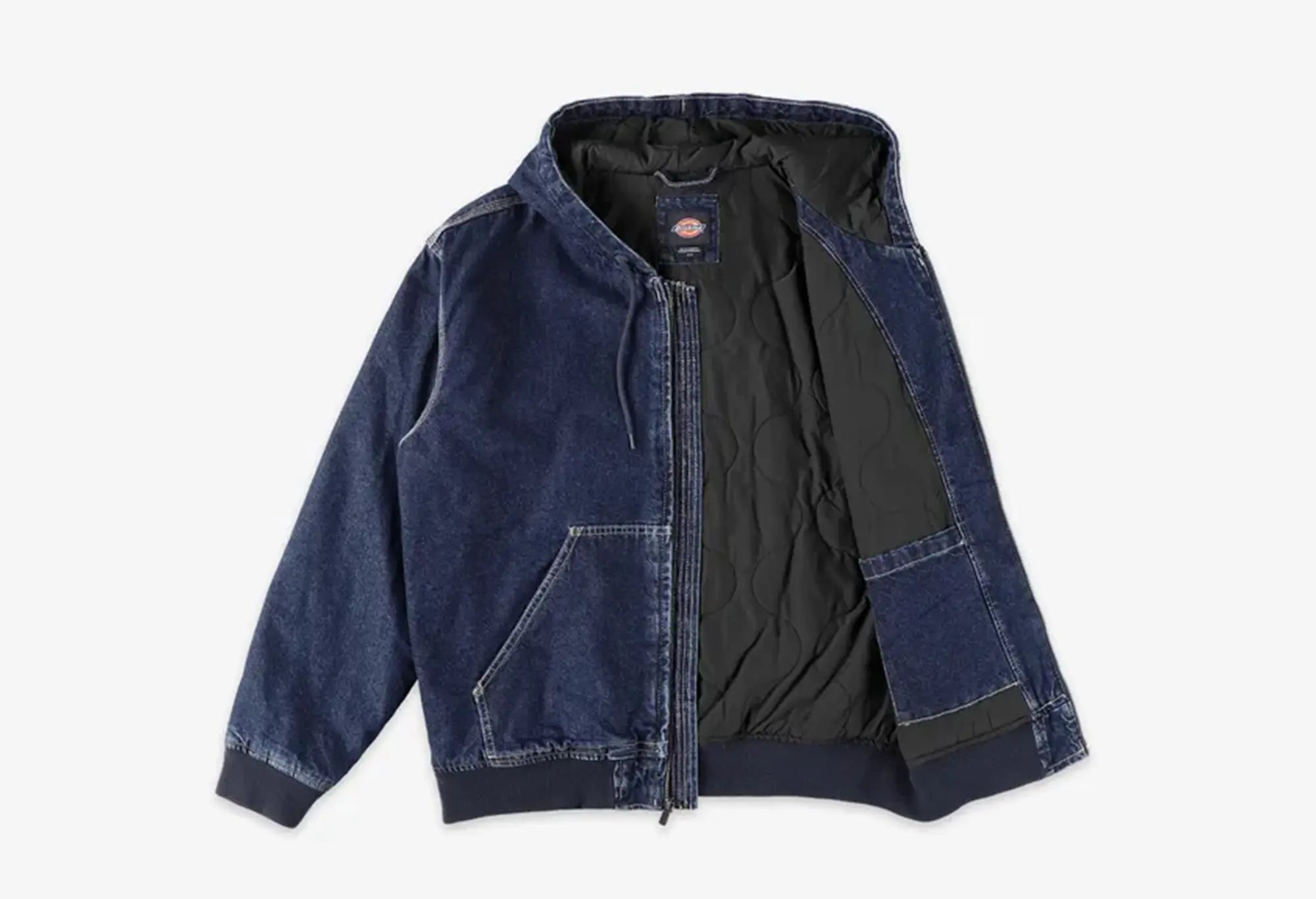 Dickies Veste en jean à capuche Hilham Dark Indigo Dickies