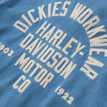 Dickies X Harley Davidson Chemise de Travail Chambray Bleu Dickies