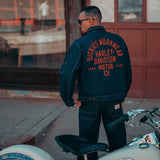 Dickies X Harley Davidson Denim Jacket Rinsed Indigo Dickies