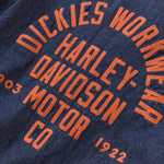 Dickies X Harley Davidson Denim Jacket Rinsed Indigo Dickies
