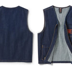 Dickies X Harley Davidson Veste ss Manche rinsed denim Dickies