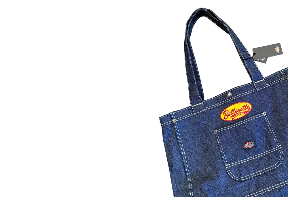 Dickies X Throwback Belleville Denim Tote Bag Throwback