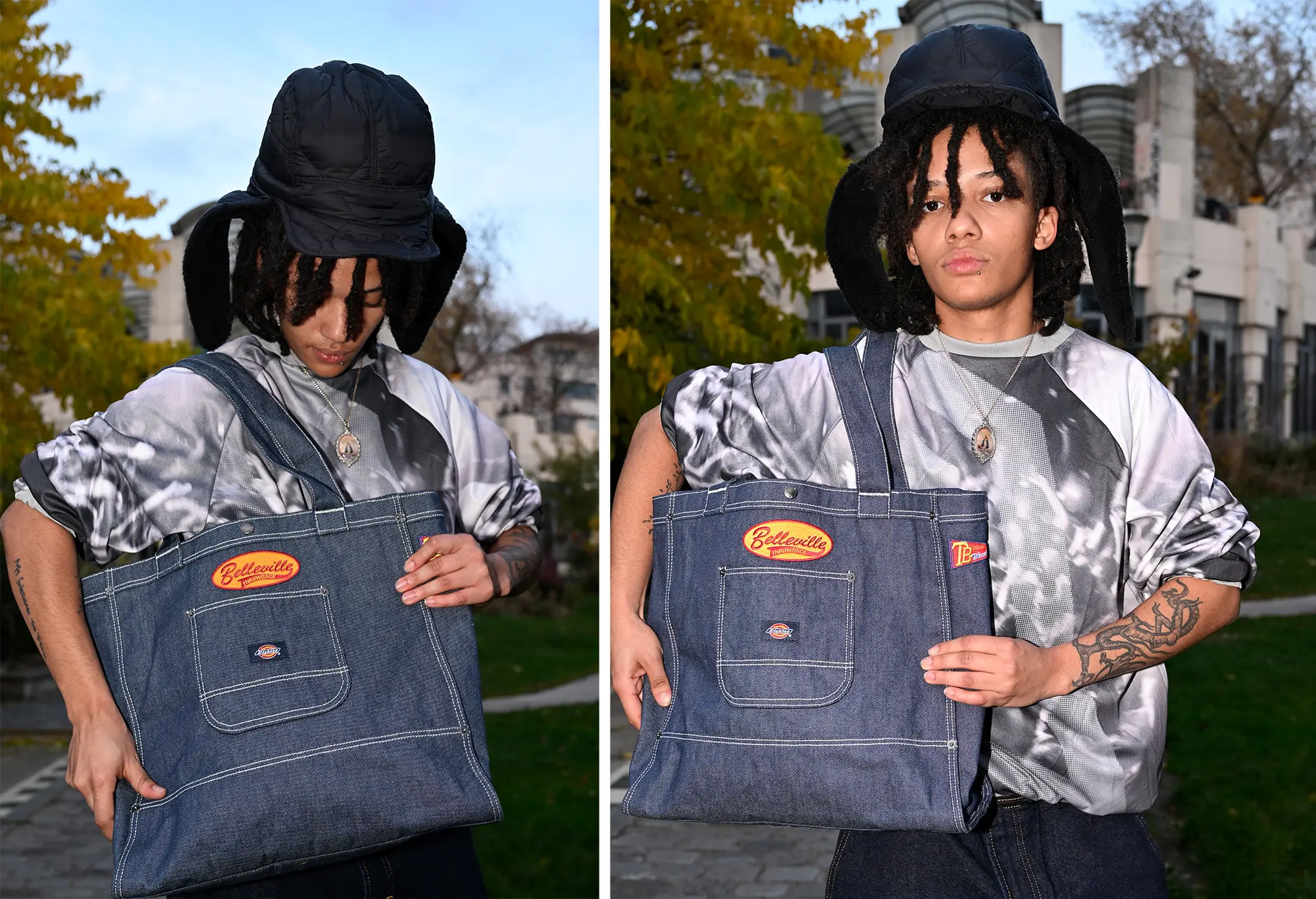 Dickies X Throwback Belleville Denim Tote Bag Throwback