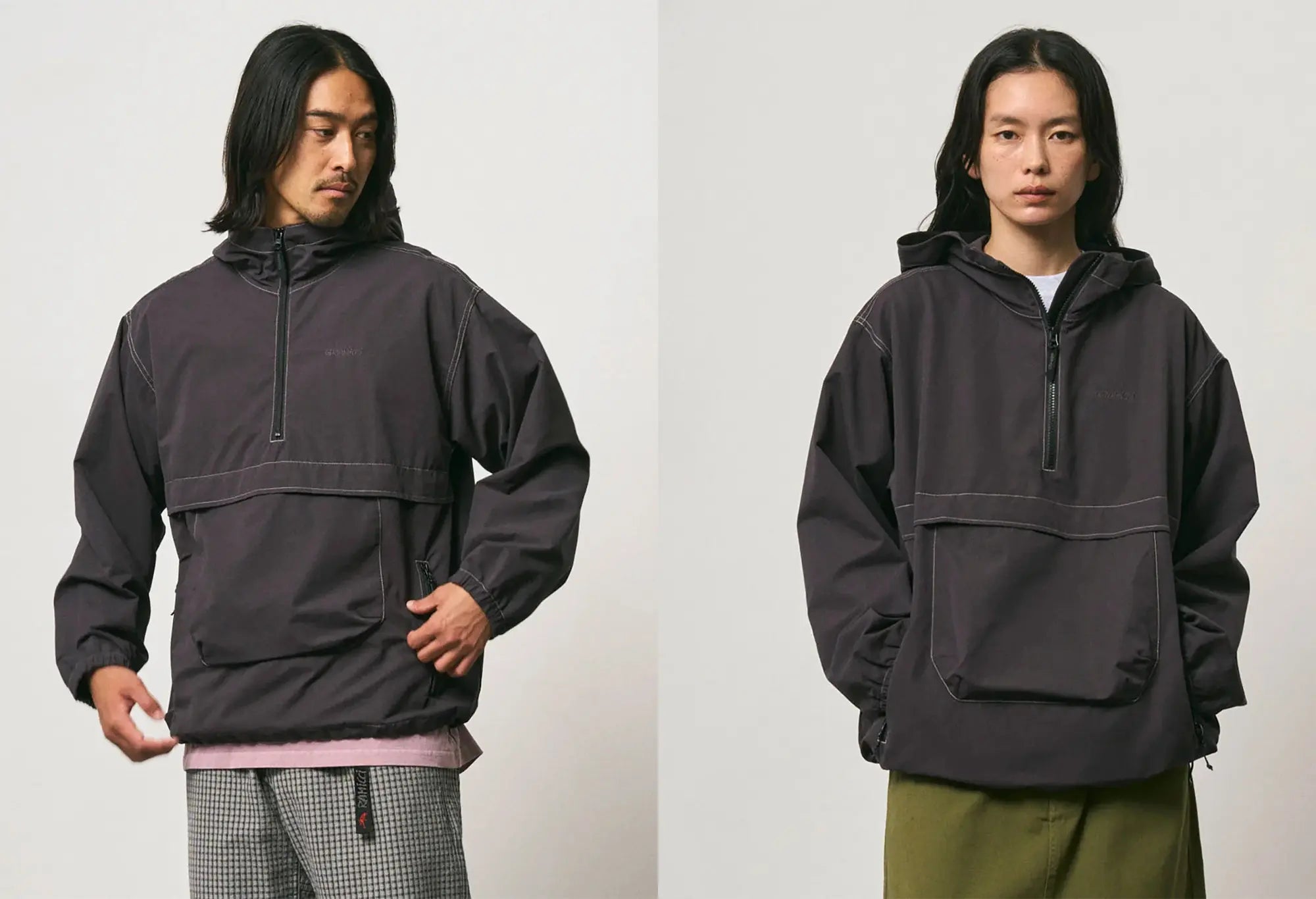 Gramicci Anorak Imperméable Noir Gramicci
