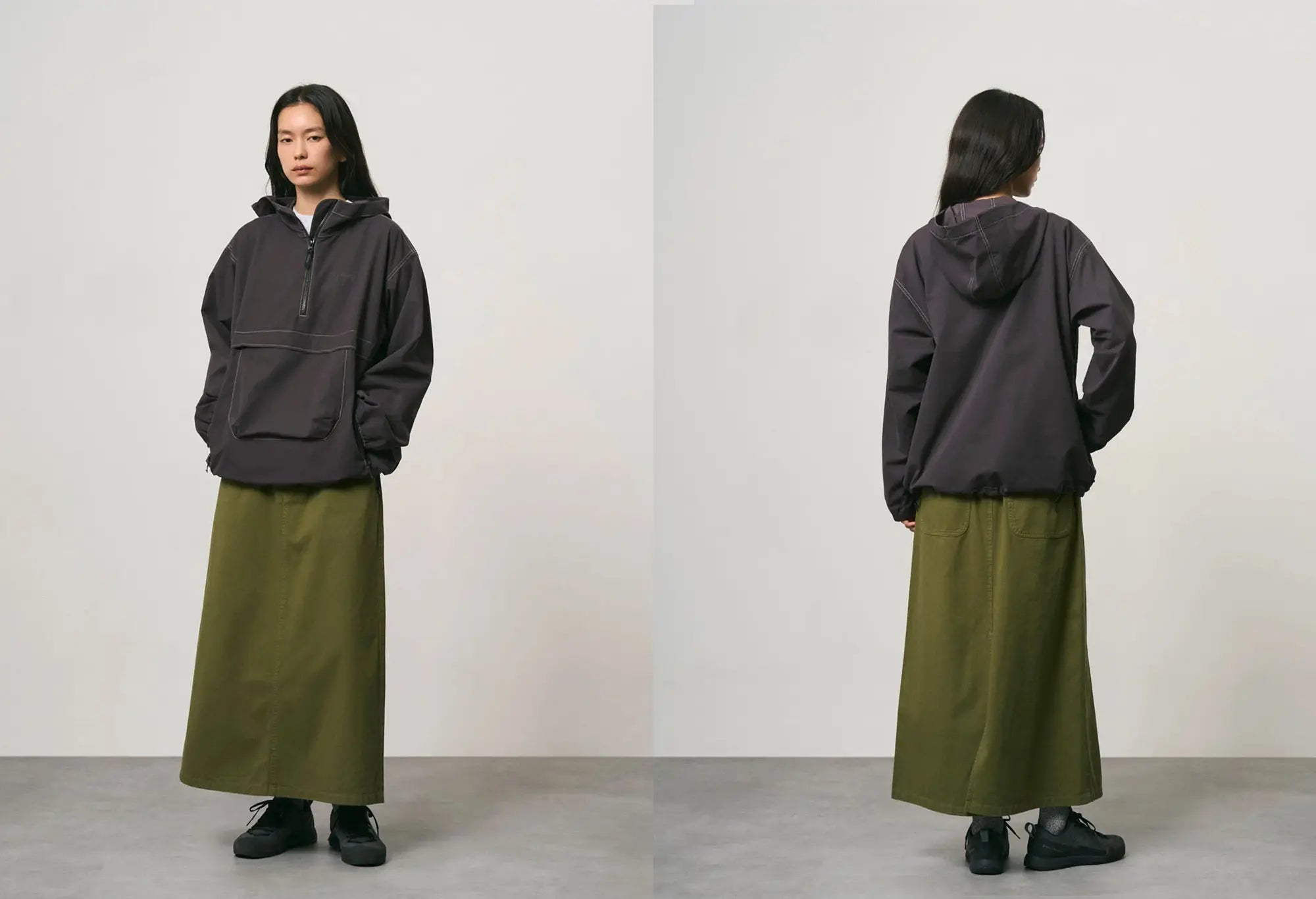 Gramicci Anorak Imperméable Noir Gramicci