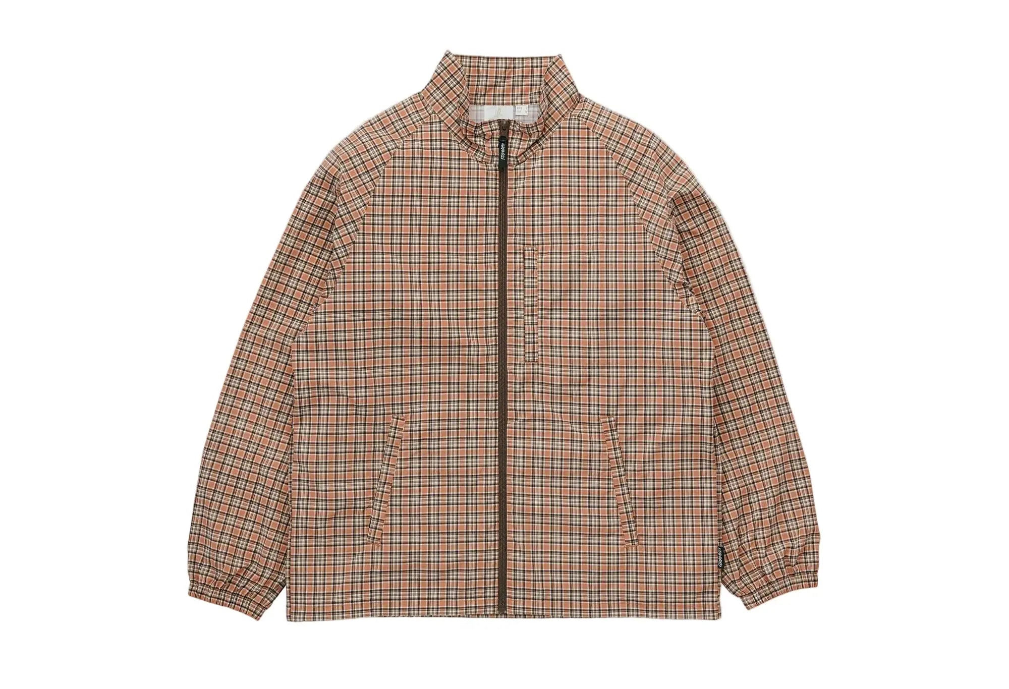Gramicci Checkered Shell Jacket - Brick Check Gramicci