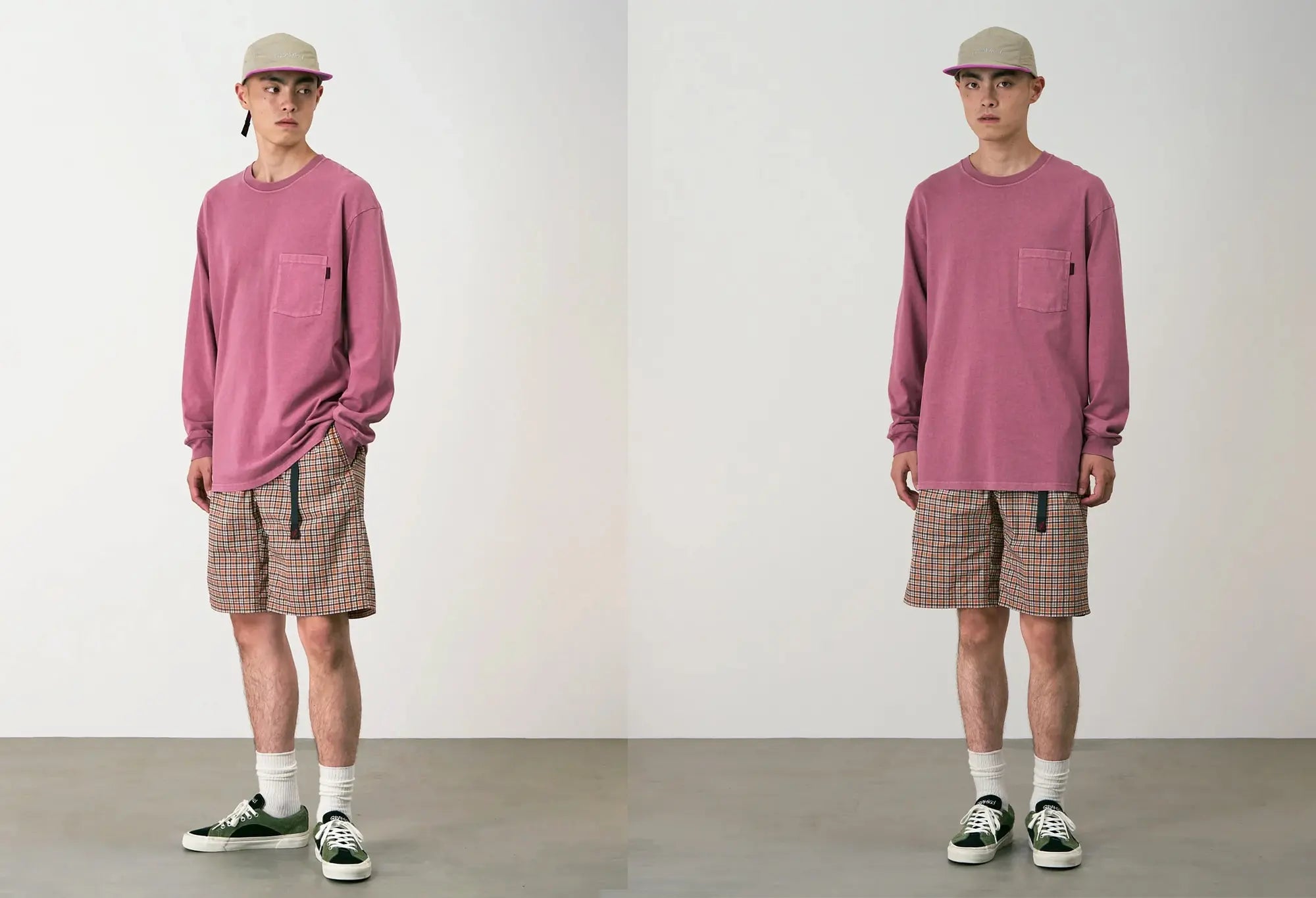 Gramicci Checkered Shell Short - Brick Check Gramicci