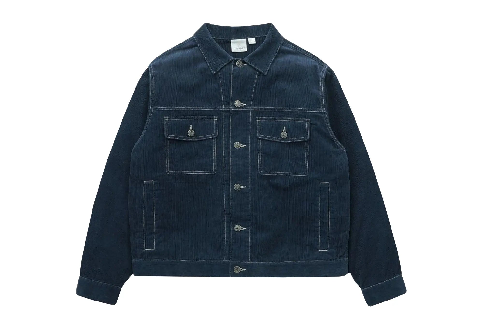 Gramicci Corduroy Trucker Veste Navy Gramicci