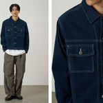 Gramicci Corduroy Trucker Veste Navy Gramicci