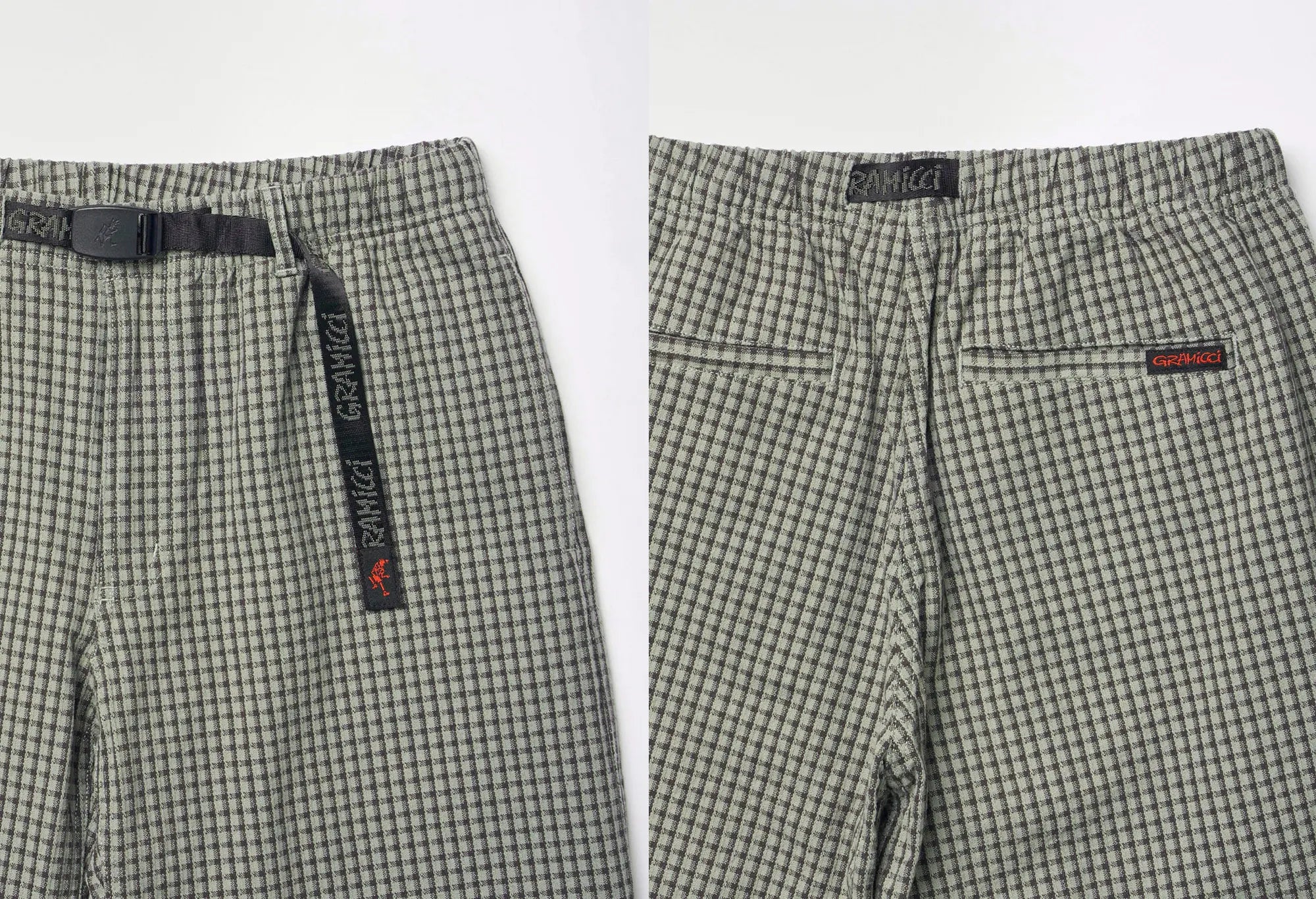 Gramicci Dobby Plaid G-Pant Straight Fit Pants - Stone Gramicci
