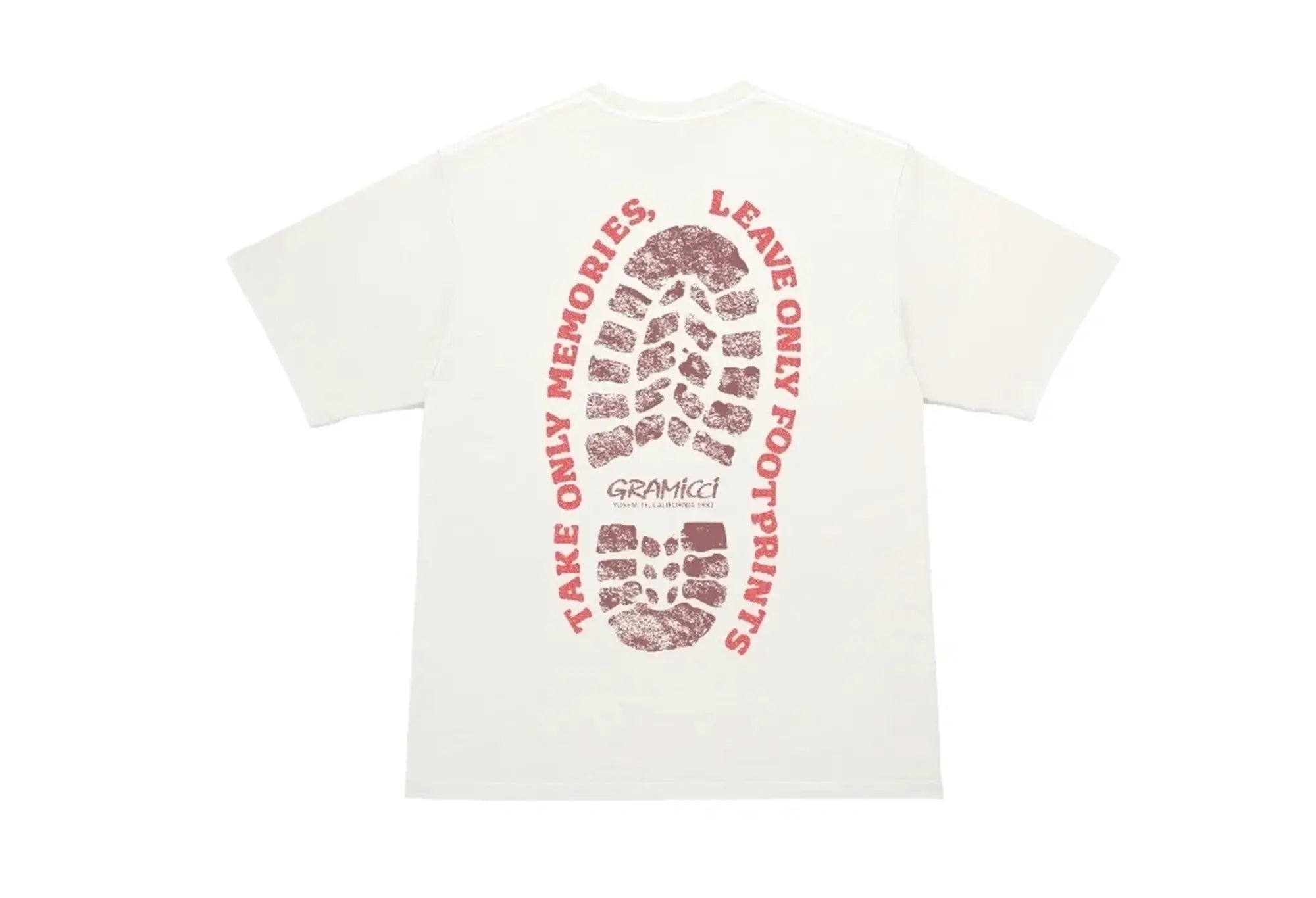 Gramicci  Footprints Tee Pigment Dyed Gramicci