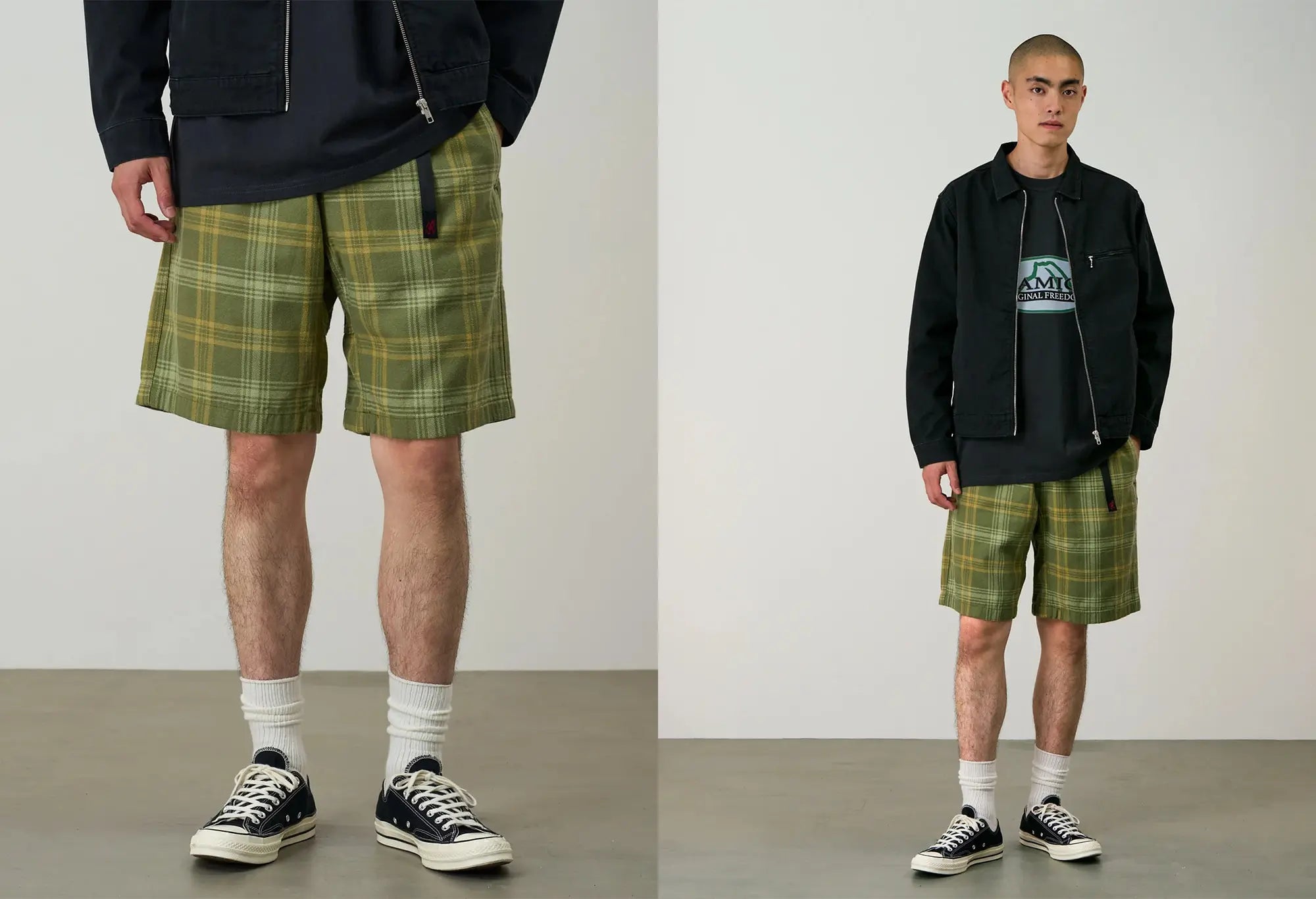 Gramicci Hemp G-Shorts Plaid Gramicci