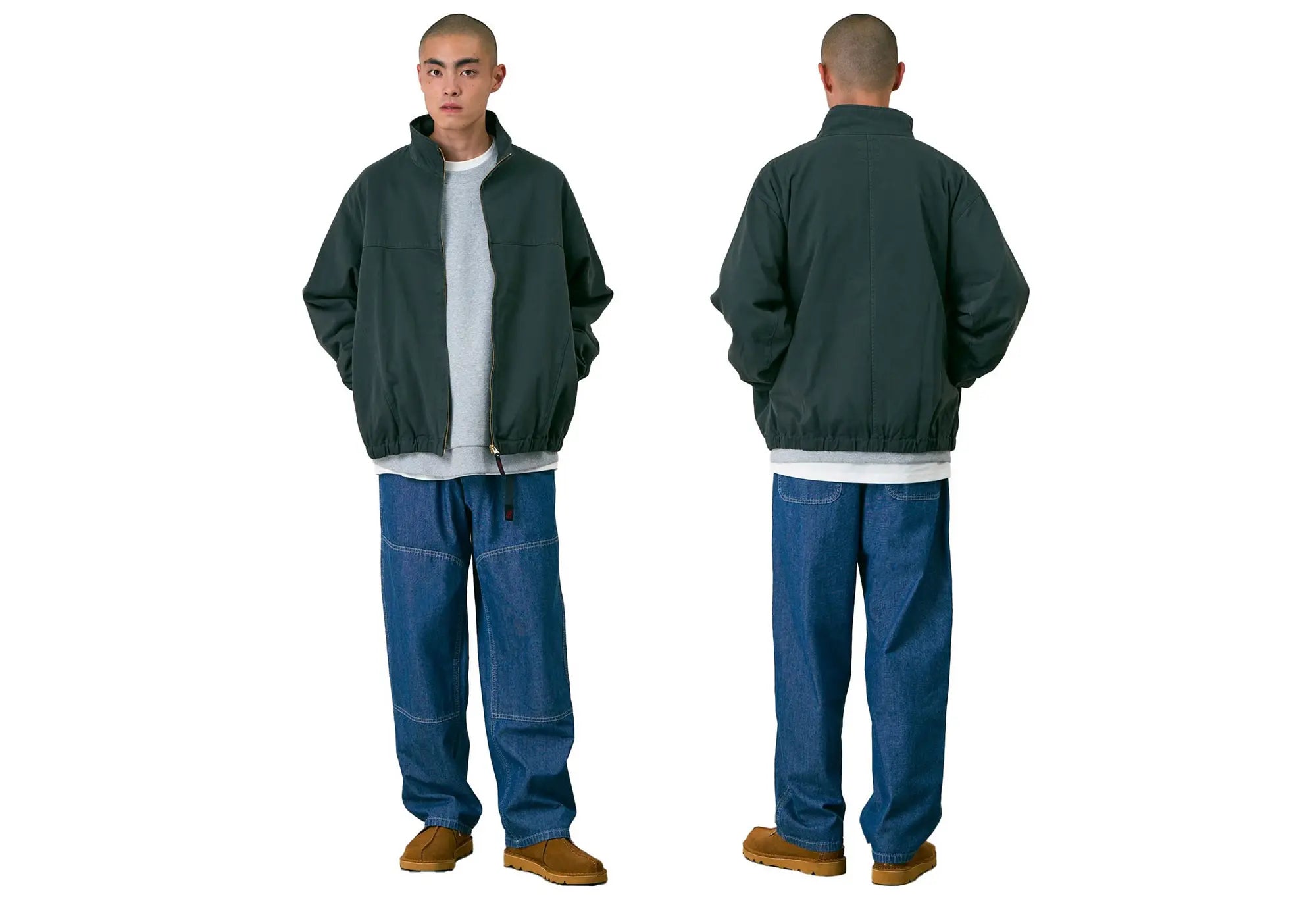 Gramicci Japanese Chambray Double Knee - Bleu Gramicci