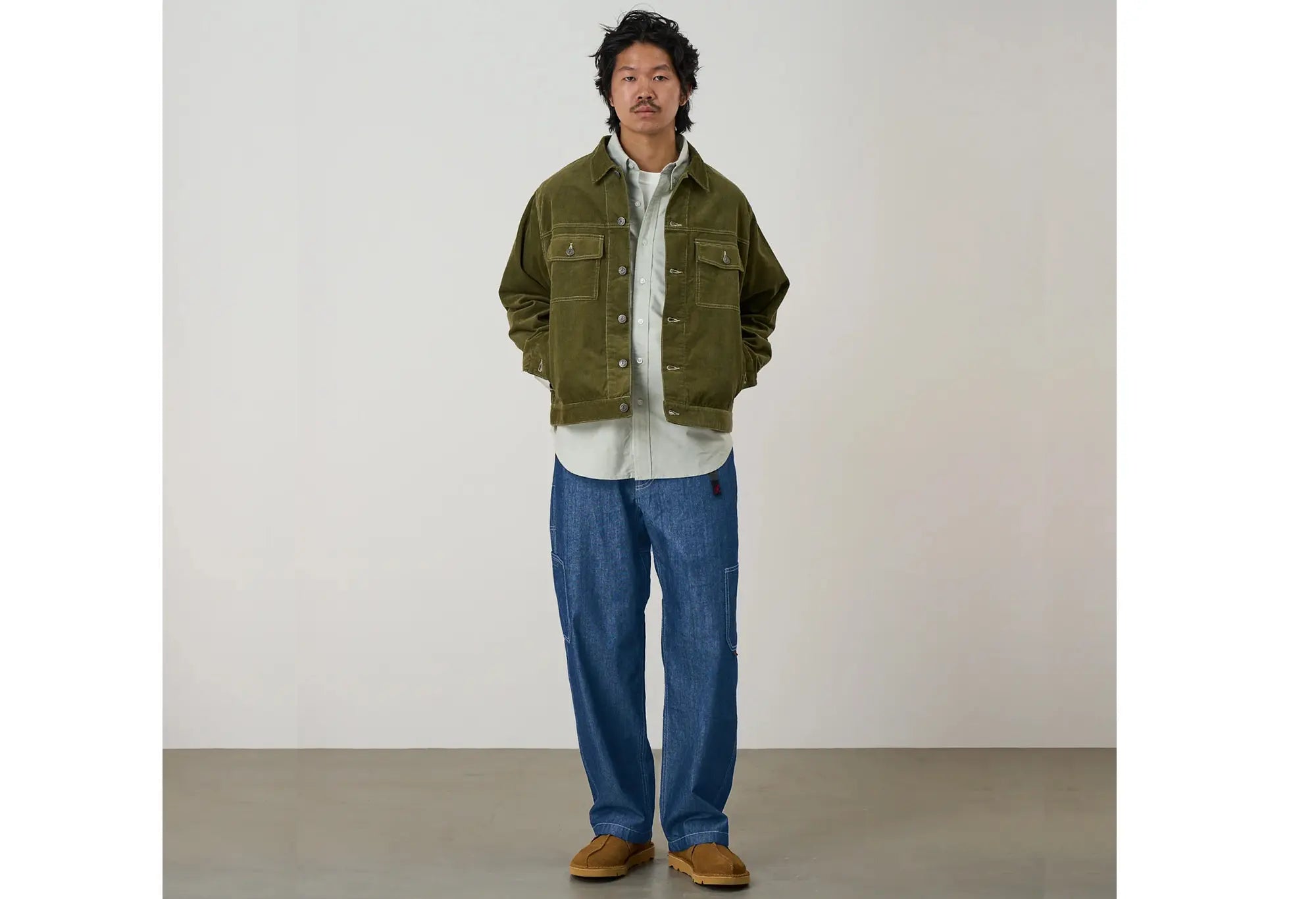 Gramicci Japanese Chambray Rock Slide Pant - Bleu Gramicci