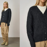 Gramicci Mohair Cardigan 'Charcoal' Gramicci