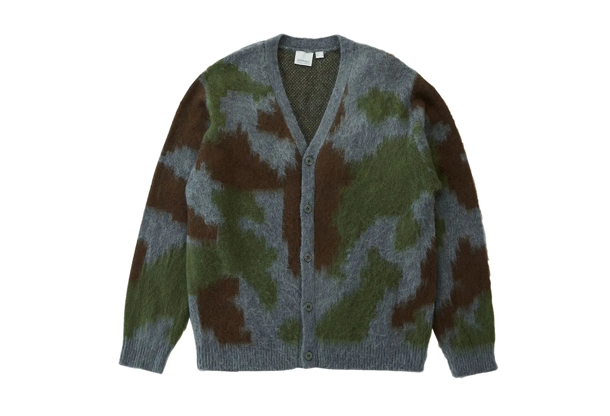 Gramicci Mohair Cardigan 'Digi Camo' Gramicci