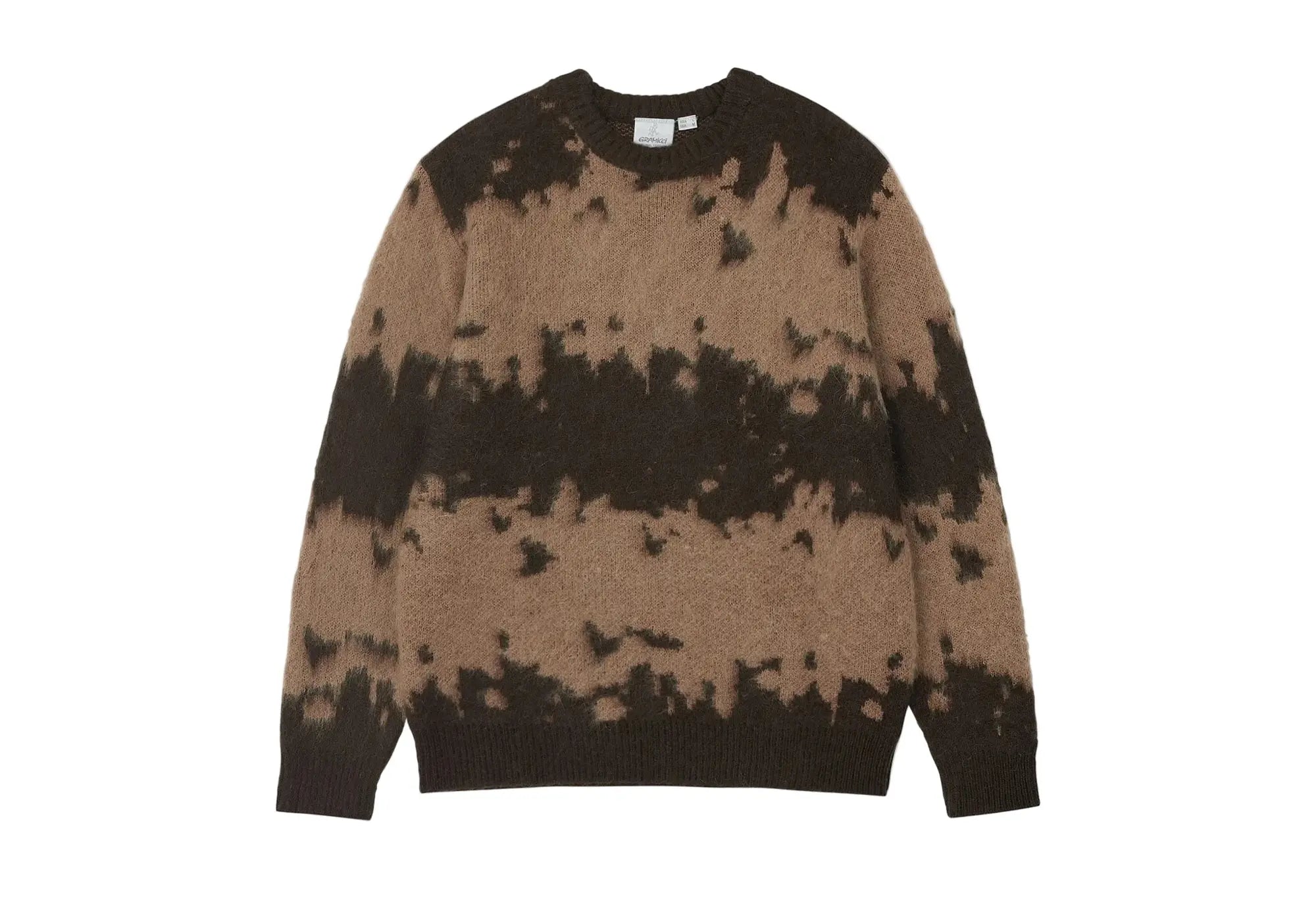 Gramicci Mohair Splatter Sweater 'Taupe Splatter' Gramicci