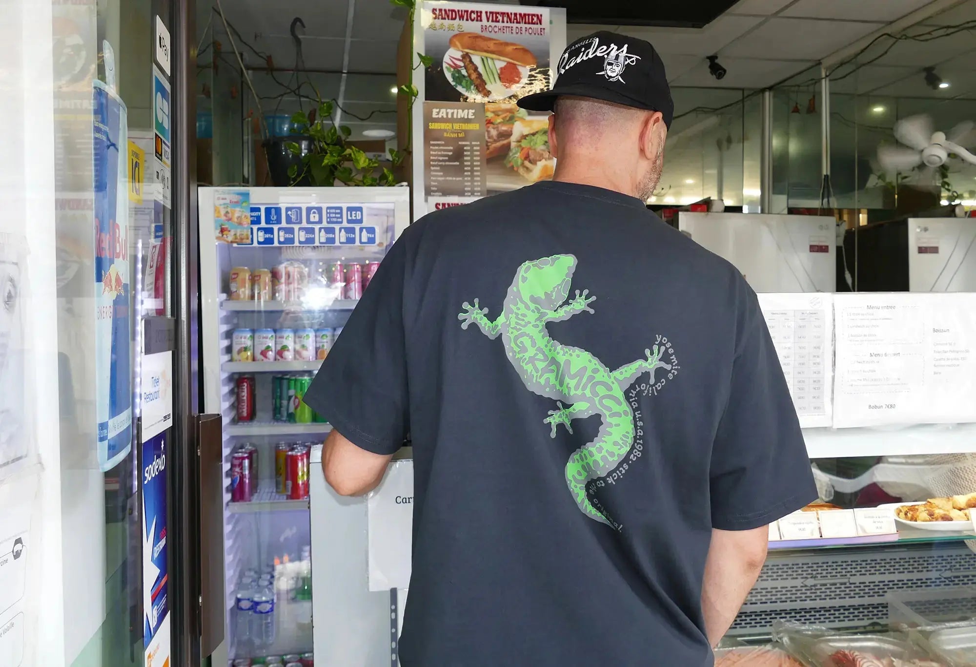 Gramicci Gecko Tee Vintage Black Gramicci