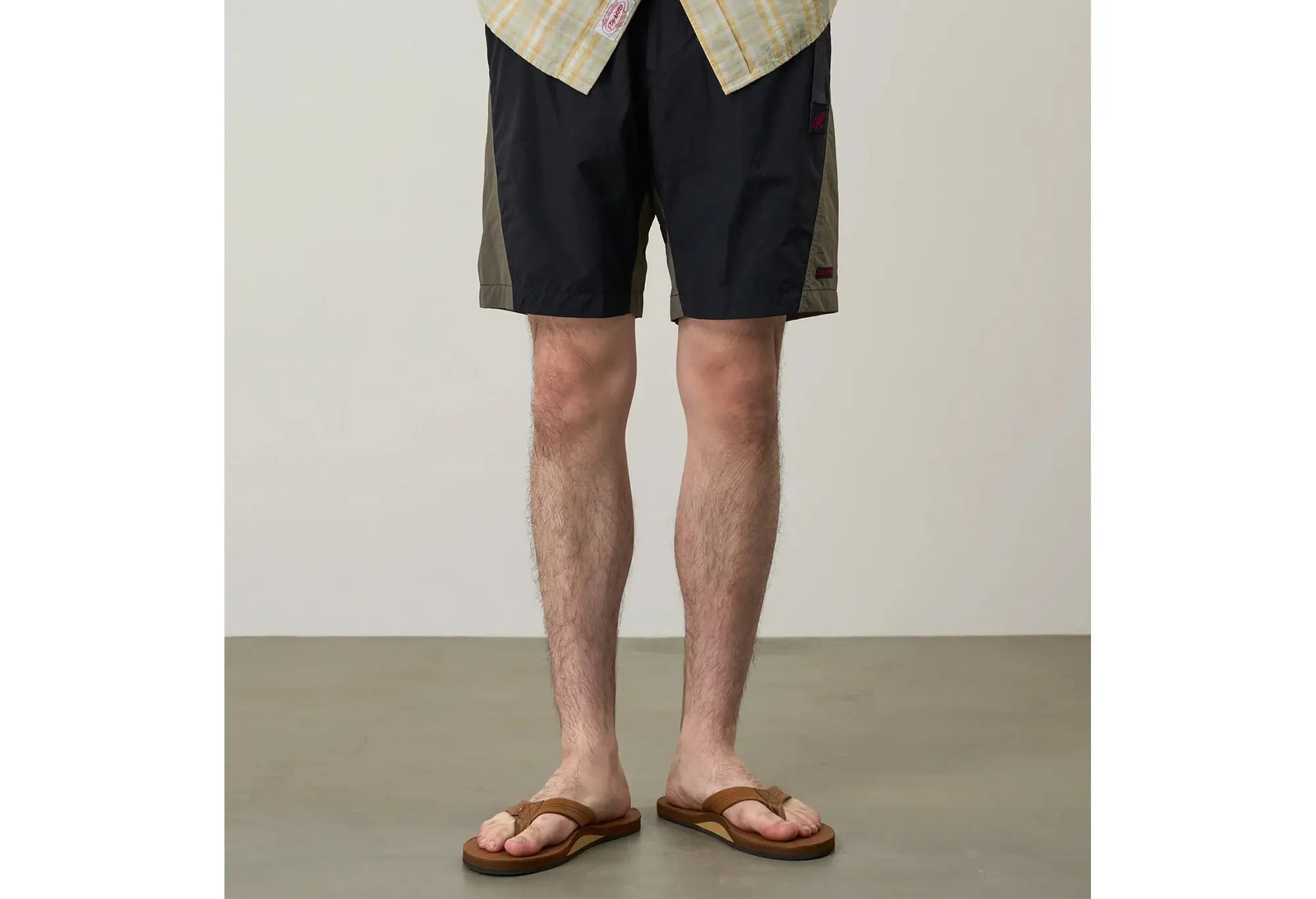 Gramicci Nylon Block Shorts - Noir - Gramicci