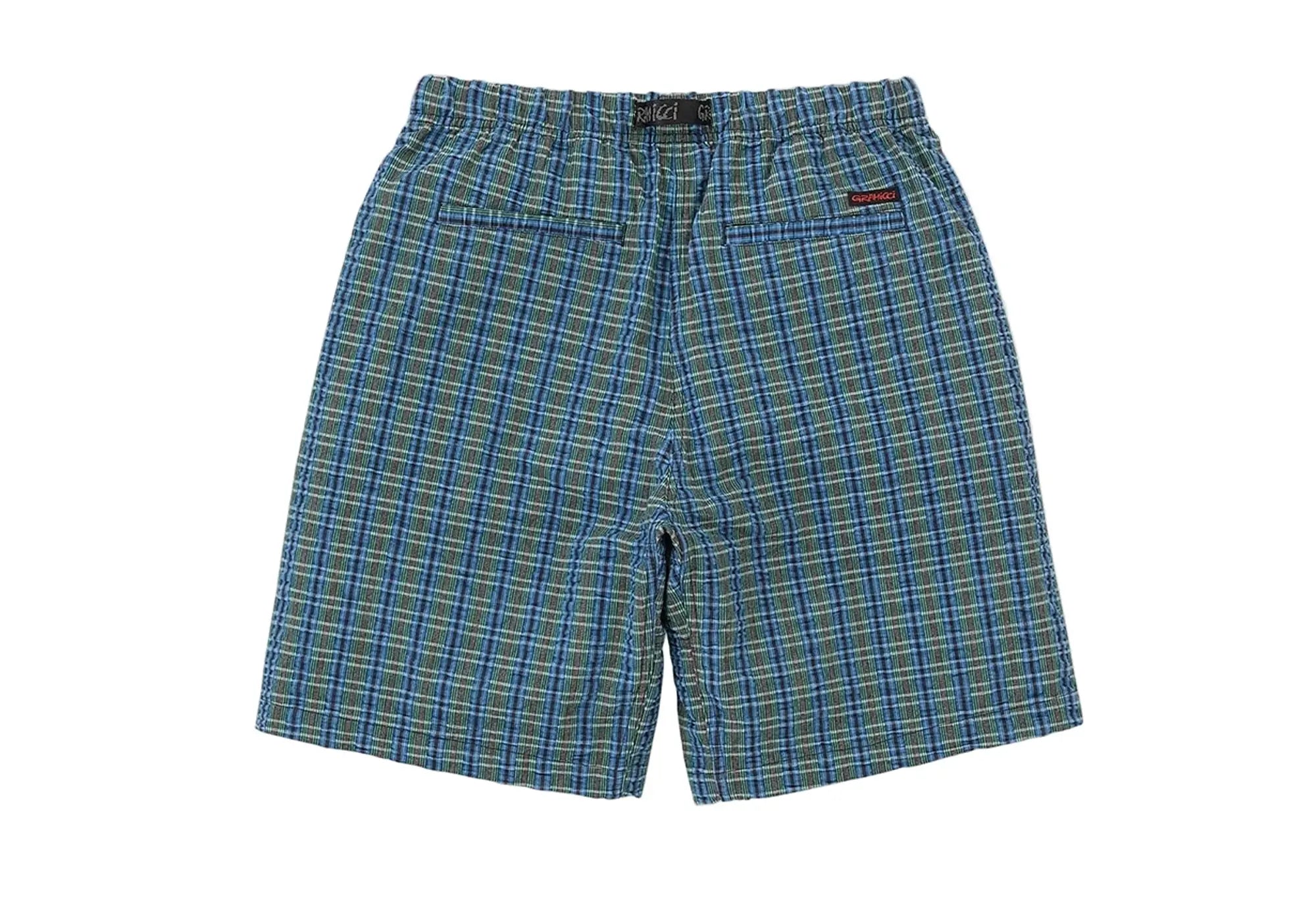 Gramicci O.G. G-Short Seersucker Plaid Multi Stripe Gramicci