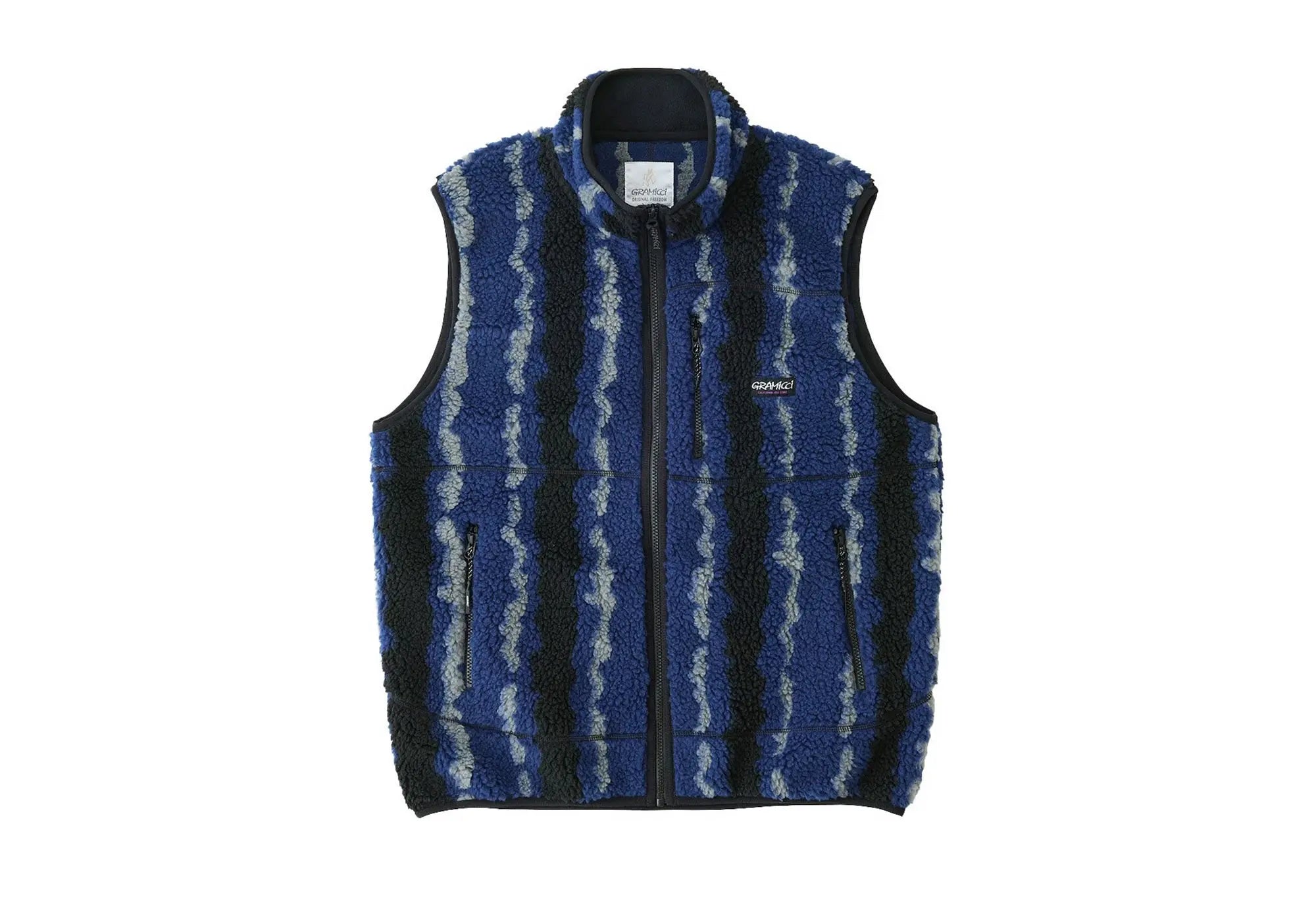 Gramicci Polaire sans manches en sherpa Navy Gramicci
