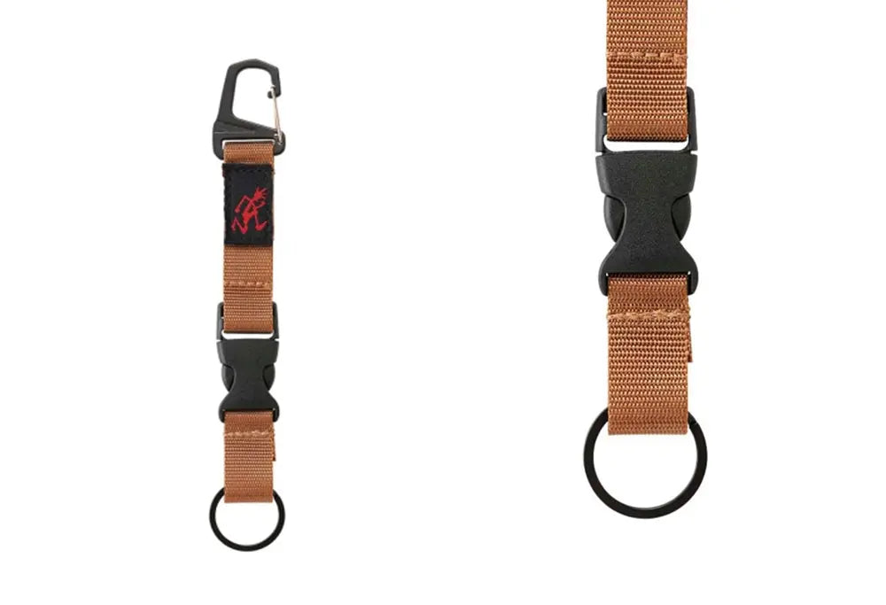 Gramicci Porte-Clés avec Sangle - Marron - Gramicci