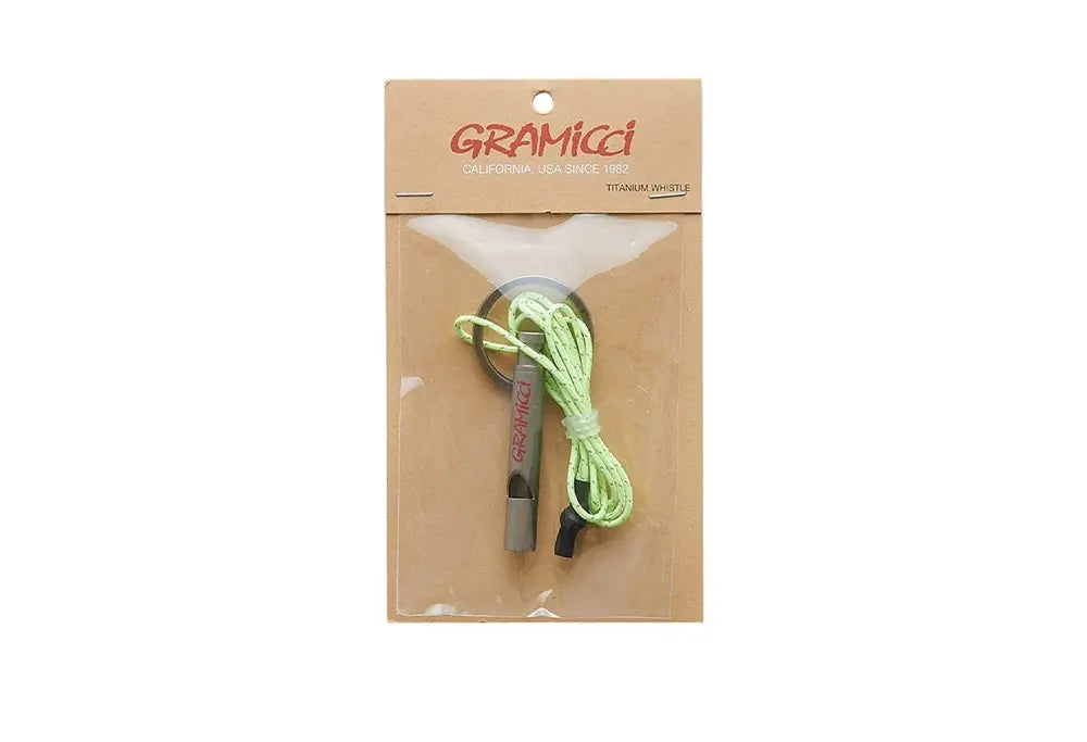 Gramicci Sifflet de survie en titane Gramicci