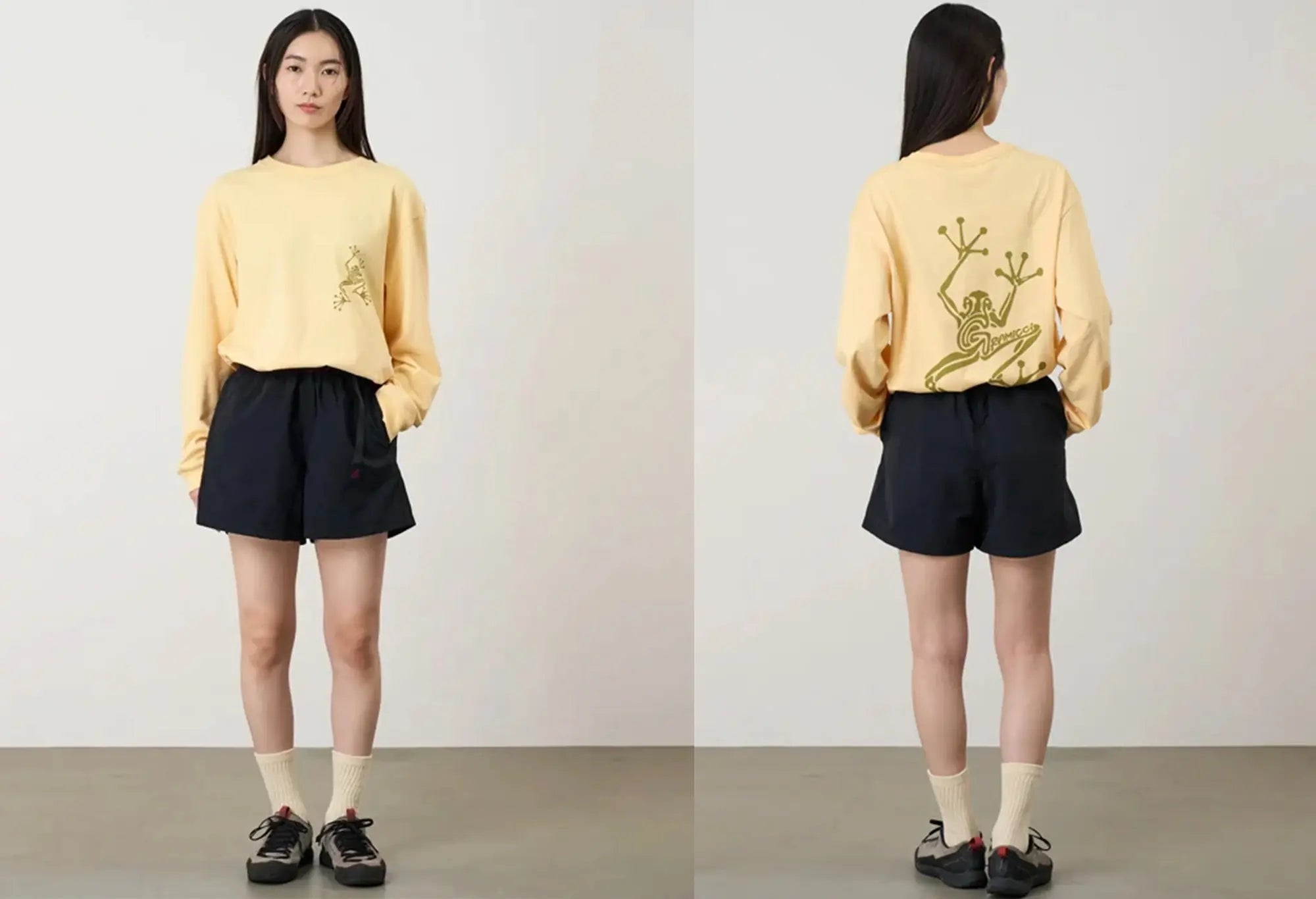 Gramicci Sticky Hands Longsleeve Tee Vintage Mangue Gramicci