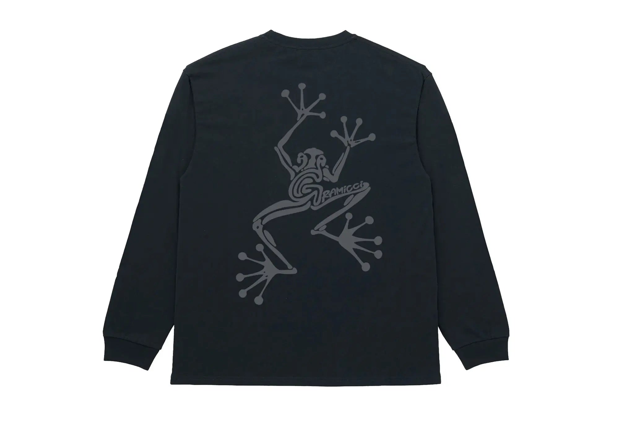 Gramicci Sticky Hands Longsleeve Tee Vintage Noir Gramicci