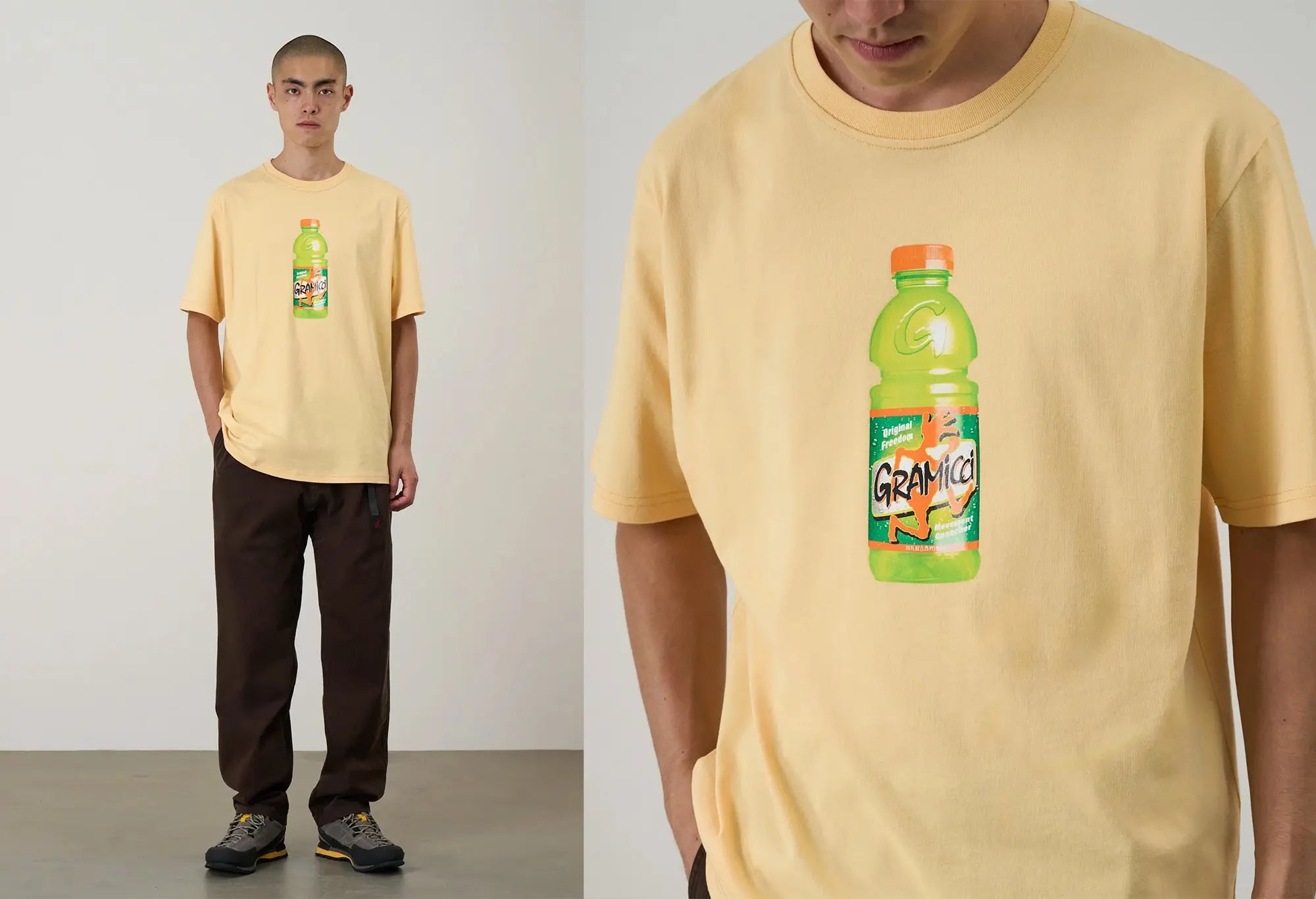Gramicci T-shirt quencher Mangue Gramicci