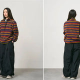Gramicci Thermal Fleece Pullover Multi-Stripe Gramicci