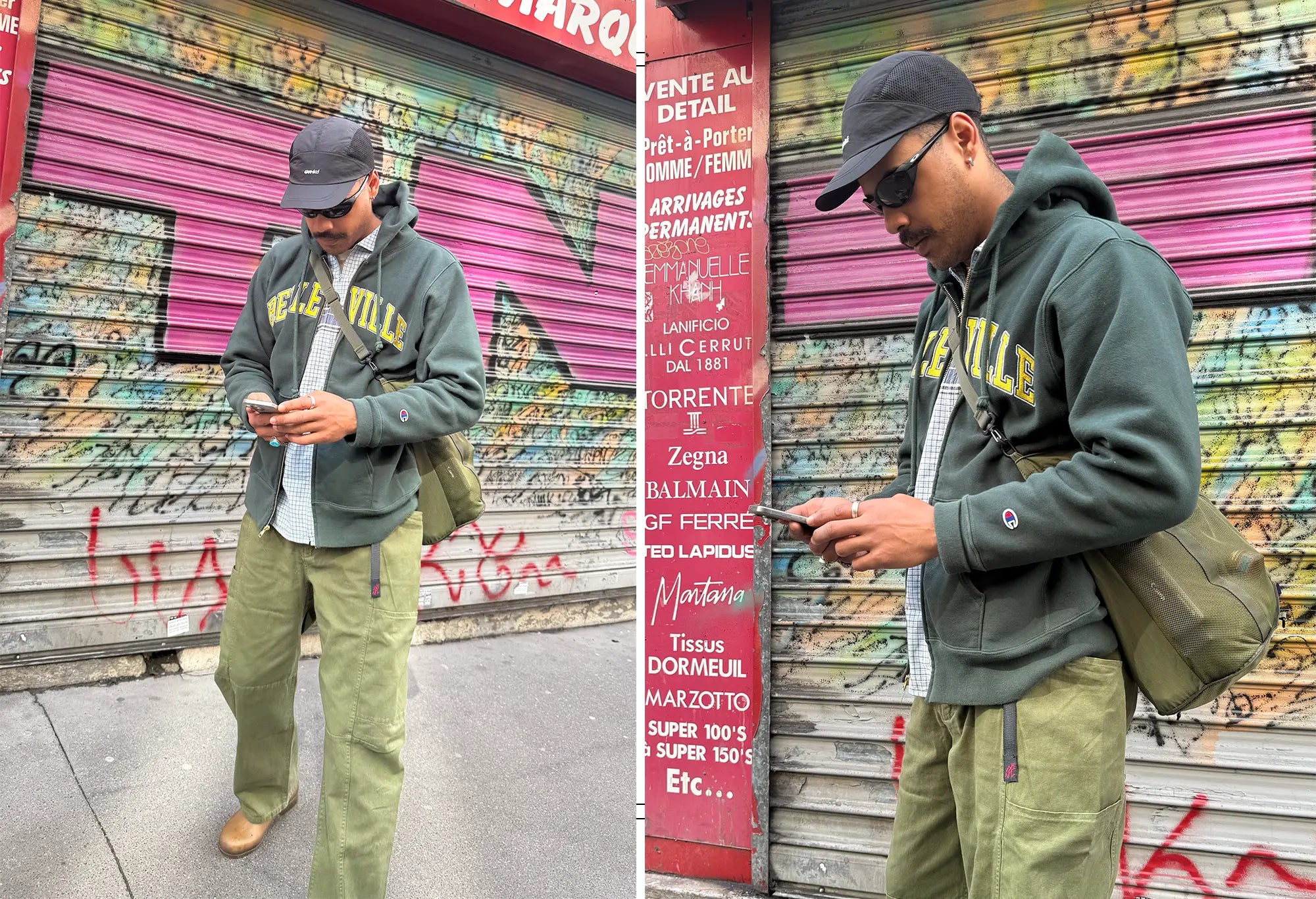 Hoodie Champion Made in USA X Belleville Champion