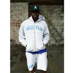 Hoodie Champion Zippé Gris X Belleville Champion