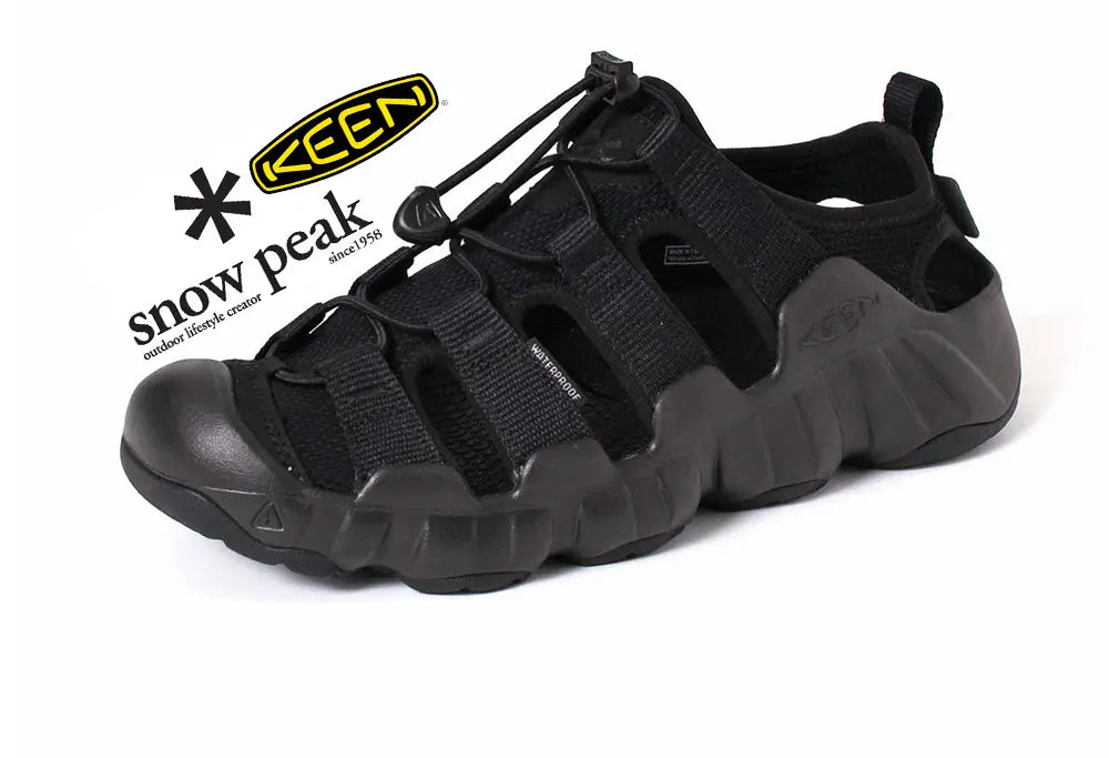 Keen Sandales Hyperport H2 Triple Black X Snowpeak KEEN
