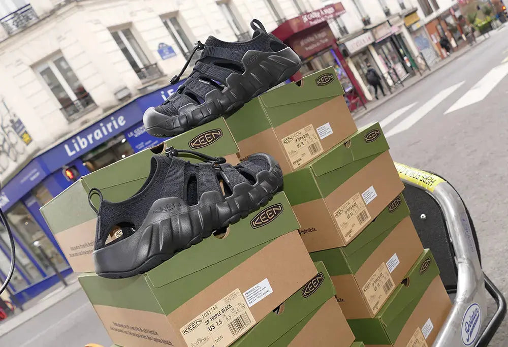Keen Sandales Hyperport H2 Triple Black X Snowpeak KEEN