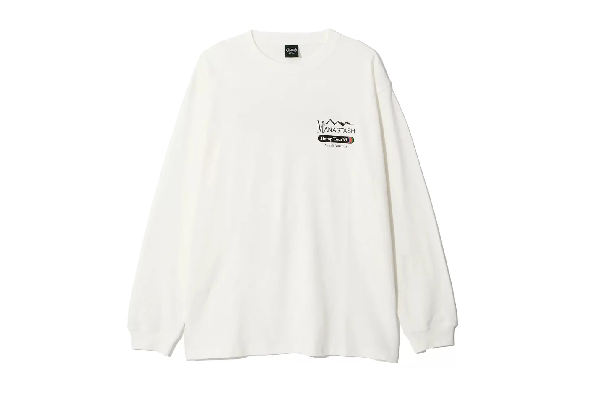 Manastash Hemp Tour L/S Tee - Blanc Manastash