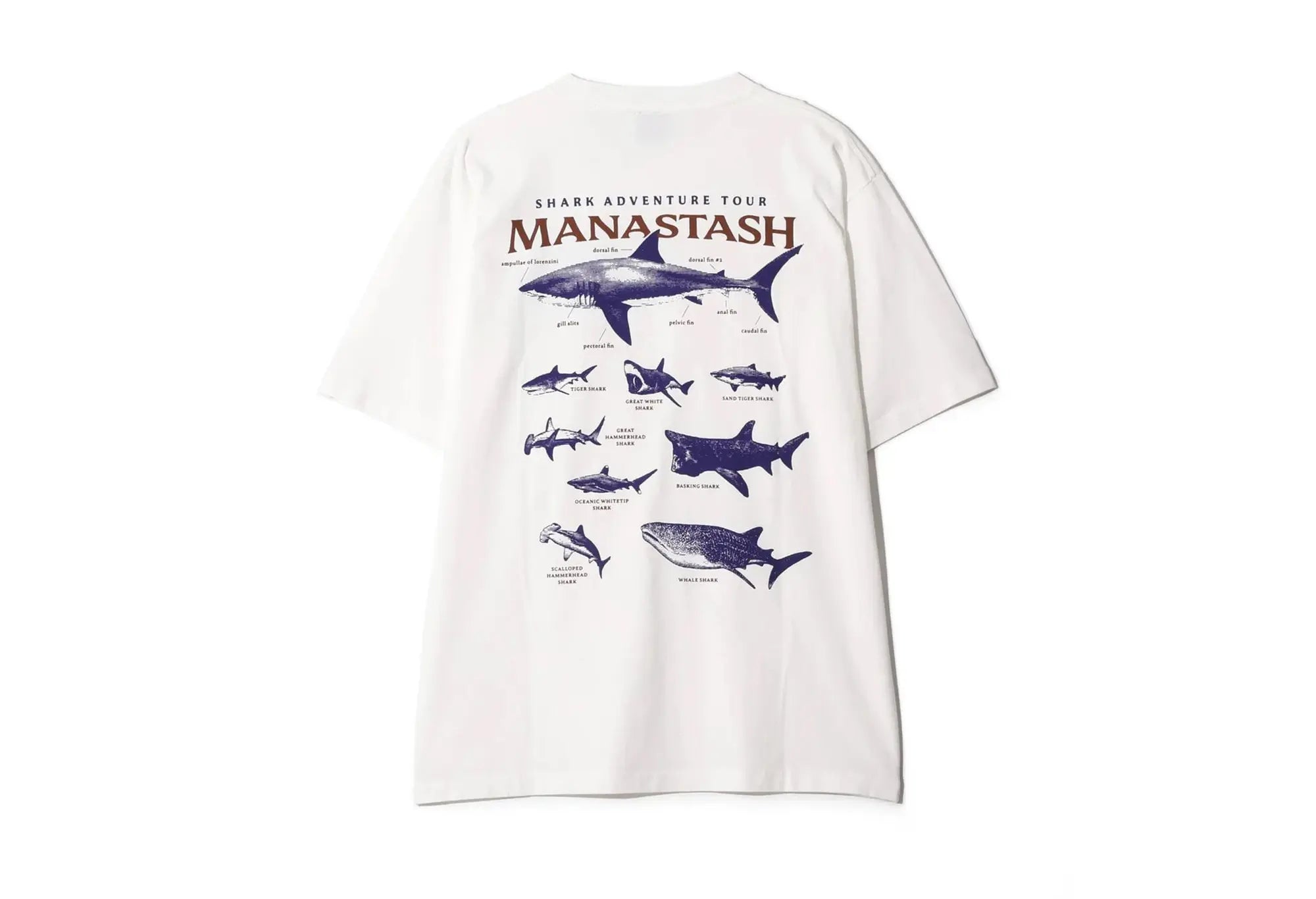 Manastash Pumice Tee Shark - Blanc Manastash