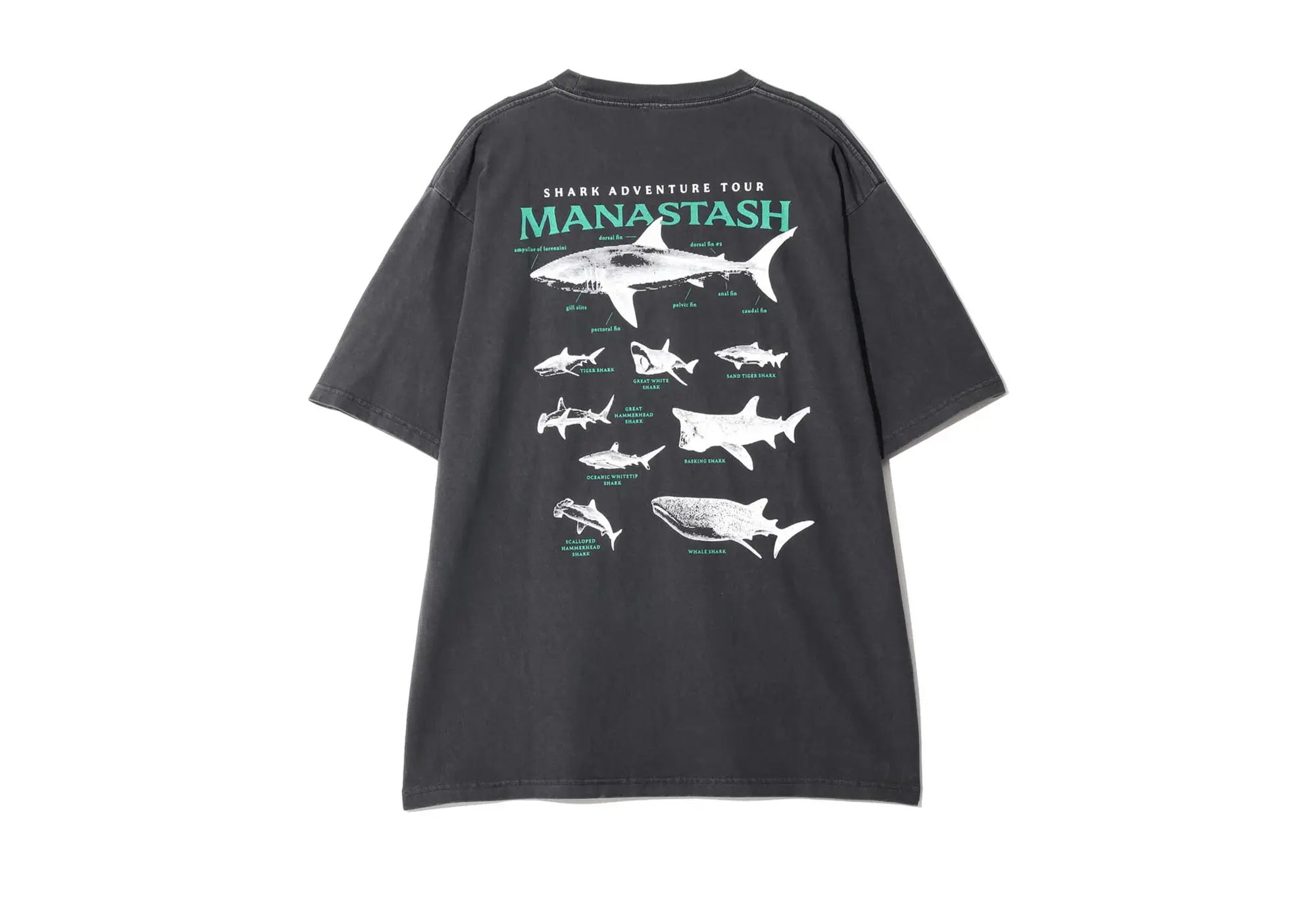 Manastash Pumice Tee Shark -Noir Manastash
