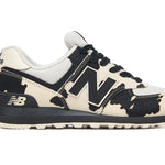 New Balance 574 Black / Line - Cow Print New Balance