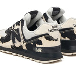 New Balance 574 Black / Line - Cow Print New Balance