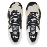 New Balance 574 Black / Line - Cow Print New Balance