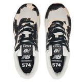 New Balance 574 Black / Line - Cow Print New Balance