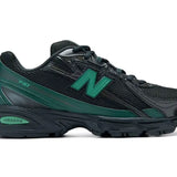 New Balance 740 - Black/  Nordic Green New Balance-U7407T3