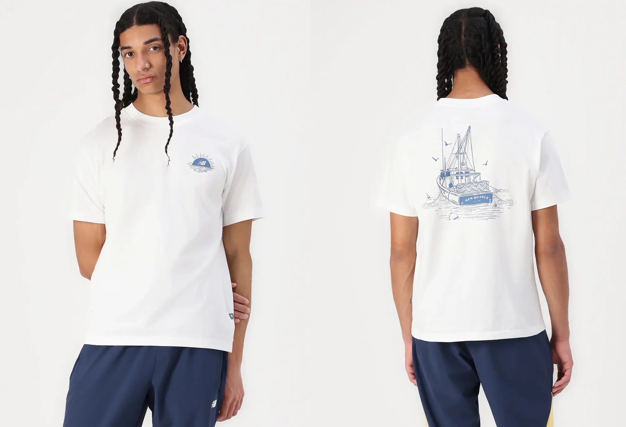 New Balance Athletics T-Shirt Lobster Boat New Balance