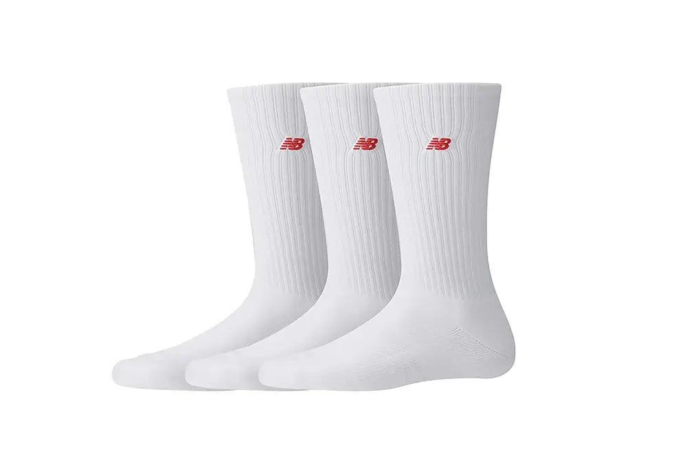 New Balance Chaussettes Patch Logo Blanc X3 New Balance