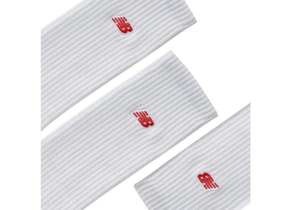 New Balance Chaussettes Patch Logo Blanc X3 New Balance