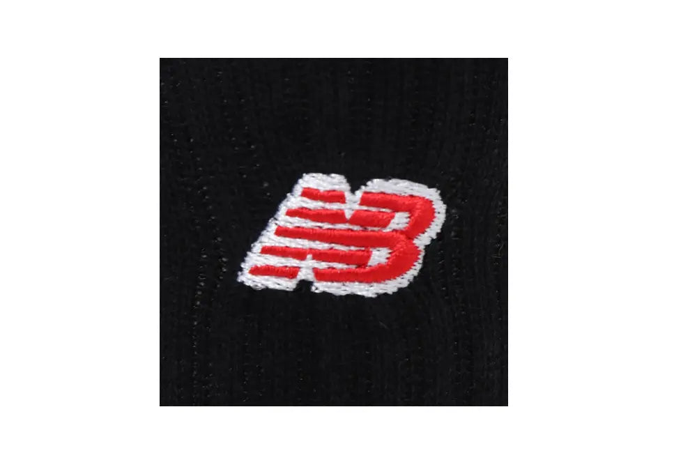 New Balance Chaussettes Patch Logo Noir X3 New Balance