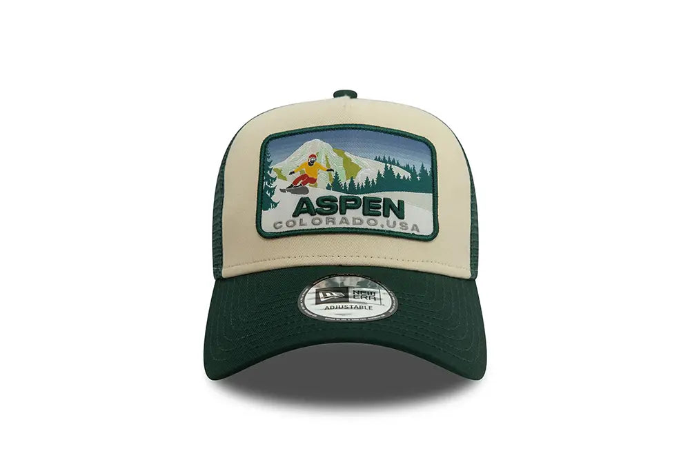 New Era 9FORTY A-Frame Trucker Aspen Ski Patch New Era