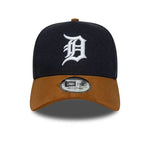 New Era 9FORTY E-Frame Tigers MLB Suede Visor Bleu marine New Era