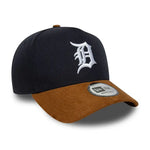 New Era 9FORTY E-Frame Tigers MLB Suede Visor Bleu marine New Era